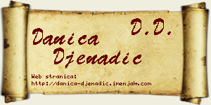 Danica Đenadić vizit kartica
